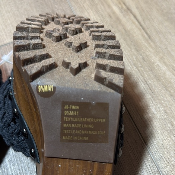 NEW! Jessica Simpson Black Timia Platfrom Clog - Size 9.5 - Picture 13 of 13